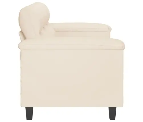 3-Kohaline Diivan, Beež, 180 cm Mikrofiiber, Kangas