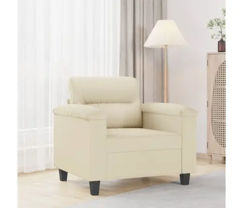 Atpūtas Krēsls, Krēmkrāsas, 60 Cm, Mākslīgā Āda Vidaxl