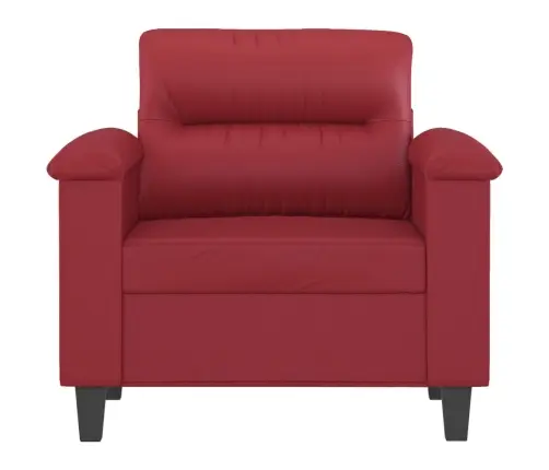 Atpūtas Krēsls, 60 Cm, Vīnsarkana Mākslīgā Āda Vidaxl