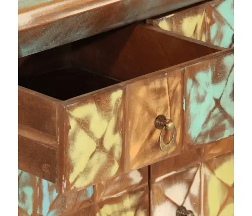 Kummut, Mitmevärviline, 70X35X70 cm Taastatud Puit