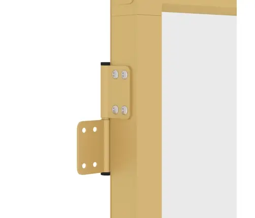 Iekšdurvis, 102,5X201,5 Cm, Zeltainas, Rūdīts Stikls, Alumīnijs Vidaxl