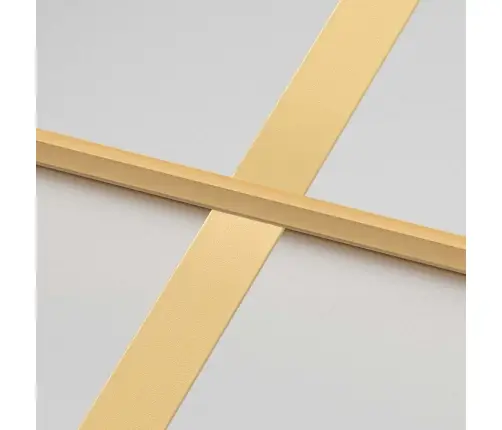 Õhuke Siseuks, Kuldne, 76X201,5 Cm Karastatud Klaas, Alumiinium