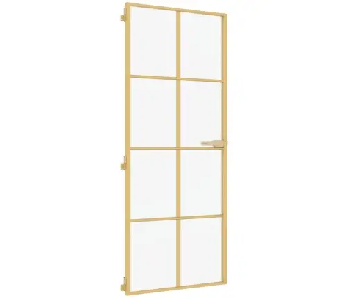 Õhuke Siseuks, Kuldne, 83X201,5 Cm Karastatud Klaas, Alumiinium