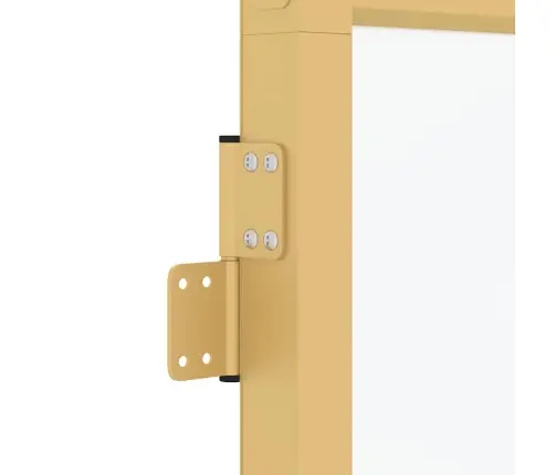 Õhuke Siseuks, Kuldne, 83X201,5 Cm Karastatud Klaas, Alumiinium