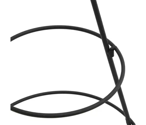 Ziemassvētku Eglīte, Metāls, Melna, 90 Cm Vidaxl