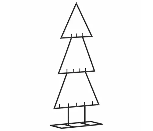 Ziemassvētku Eglīte, Metāls, Melna, 60 Cm Vidaxl