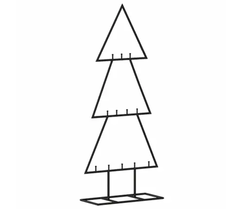 Ziemassvētku Eglīte, Metāls, Melna, 60 Cm Vidaxl