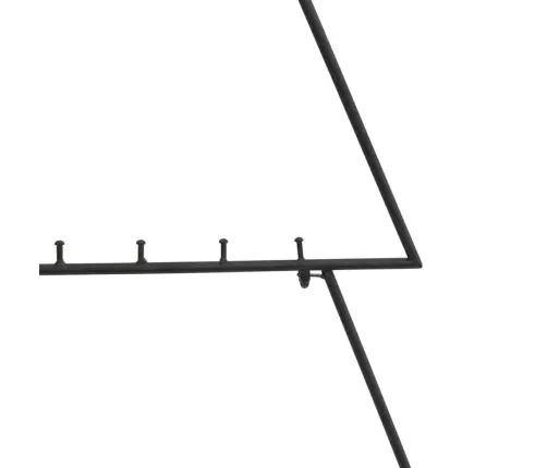 Dekoratīva Ziemassvētku Eglīte, Metāls, Melna, 125 Cm Vidaxl