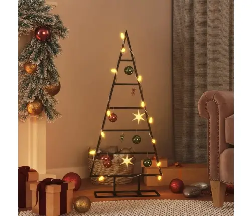 Ziemassvētku Eglīte, Metāls, Melna, 90 Cm Vidaxl