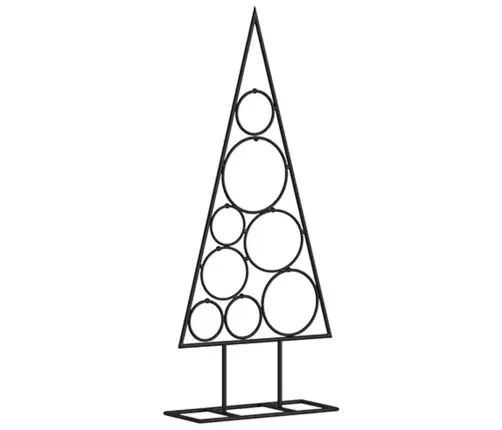 Metalinė Kalėdų Eglutė, Juodos Spalvos, 60 Cm