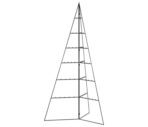 Metalinė Kalėdų Eglutė, Juodos Spalvos, 140 Cm