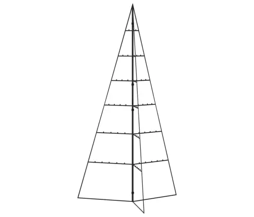 Metalinė Kalėdų Eglutė, Juodos Spalvos, 140 Cm
