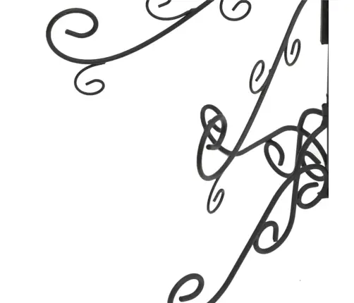 Metallist Kunstkuusk Kaunistuseks, Must, 90 Cm Metallist Kunstkuusk Kaunistuseks, Must, 90 Cm