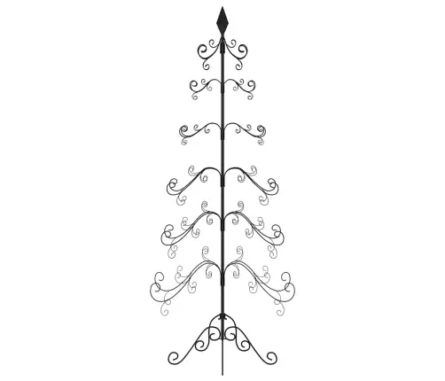Ziemassvētku Eglīte, Metāls, Koka Pamatne, Melna, 180 Cm Vidaxl Ziemassvētku Eglīte, Metāls, Koka Pamatne, Melna, 180 Cm Vidaxl