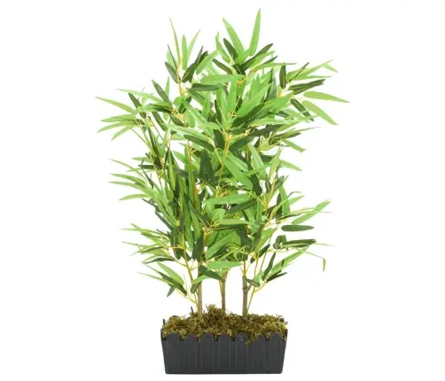 Dirbtinis Bambukas, Žalios Spalvos, 80cm 500 Lapai