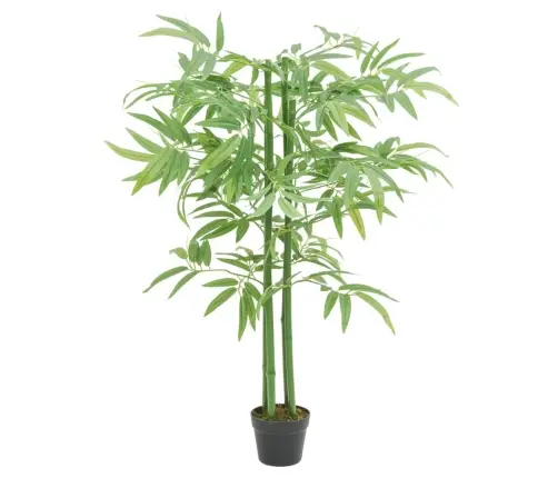 Dirbtinis Bambukas, Žalios Spalvos, 120cm 384 Lapai