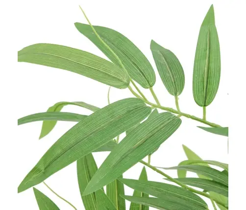 Dirbtinis Bambukas, Žalios Spalvos, 120cm 384 Lapai