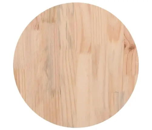 Galda Virsma, Ø40X3 Cm, Apaļa, Priedes Masīvkoks Vidaxl
