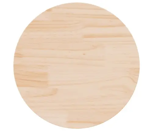 Galda Virsma, Ø50X3 Cm, Apaļa, Priedes Masīvkoks Vidaxl