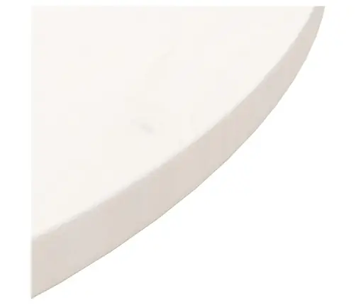 Galda Virsma, Balta, Ø70X3 Cm, Apaļa, Priedes Masīvkoks Vidaxl