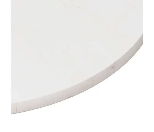 Lauaplaat, Ümmargune, Valge, Ø 80 X 3 cm Männipuit