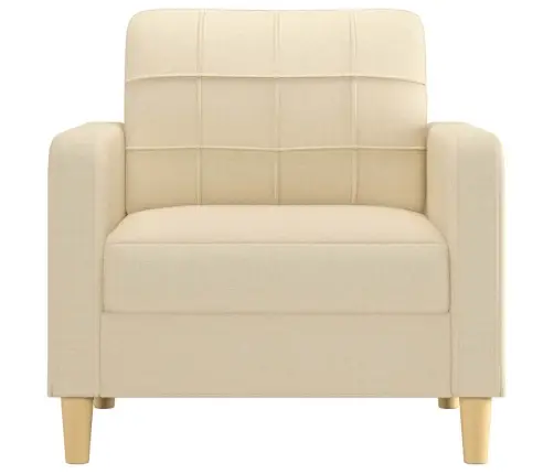 Atpūtas Krēsls, Krēmkrāsas, 60 Cm, Audums Vidaxl