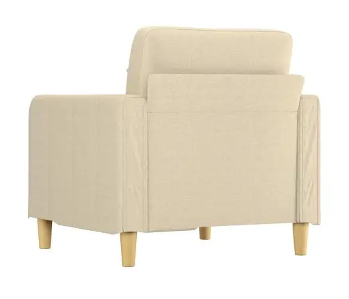 Atpūtas Krēsls, Krēmkrāsas, 60 Cm, Audums Vidaxl