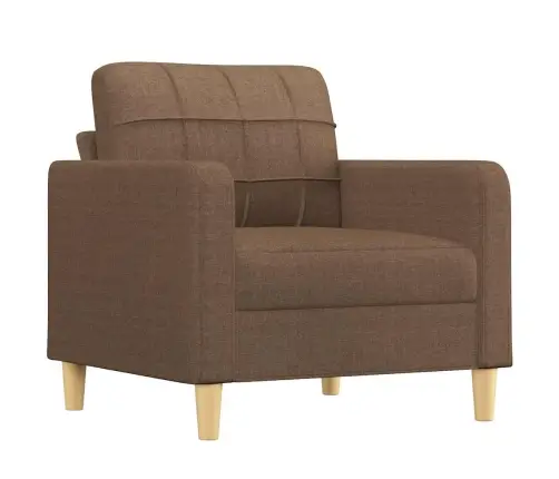 Atpūtas Krēsls, 60 Cm, Brūns Audums Vidaxl