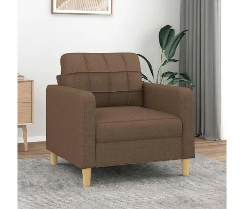 Atpūtas Krēsls, 60 Cm, Brūns Audums Vidaxl