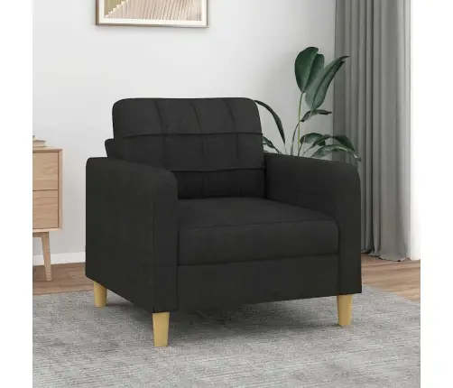 Atpūtas Krēsls, Melns, 60 Cm, Audums Vidaxl