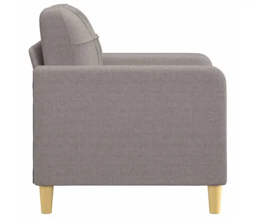 Krėslas, Taupe Spalvos, 60cm Audinys