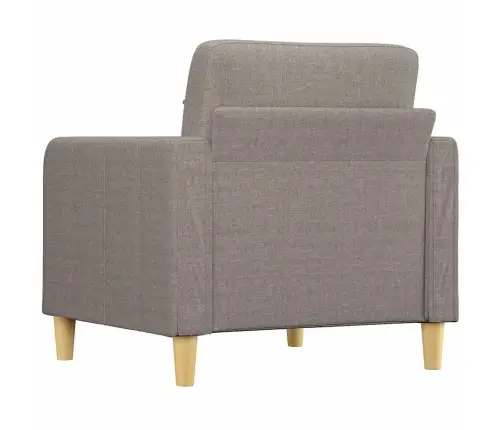 Krėslas, Taupe Spalvos, 60cm Audinys