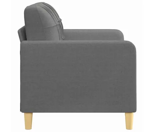 Divvietīgs Dīvāns, Tumši Pelēks Audums, 120 Cm Vidaxl
