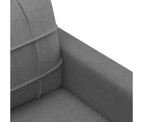 Divvietīgs Dīvāns, Tumši Pelēks Audums, 120 Cm Vidaxl
