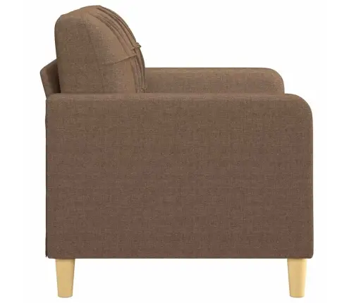 2-Kohaline Diivan, Pruun, 120 cm Kangas