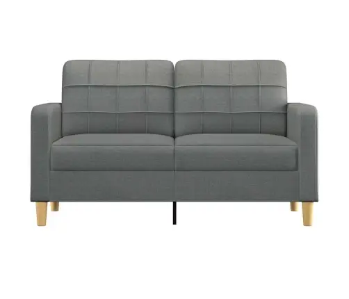 Dvivietė Sofa, Tamsiai Pilkos Spalvos, 140cm Audinys