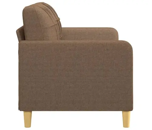 Dvivietė Sofa, Rudos Spalvos, 140cm Audinys