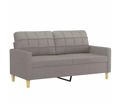 Dvivietė Sofa, Taupe Spalvos, 140cm Audinys