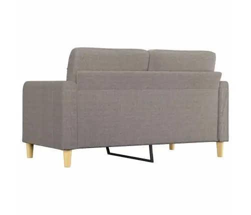 Dvivietė Sofa, Taupe Spalvos, 140cm Audinys