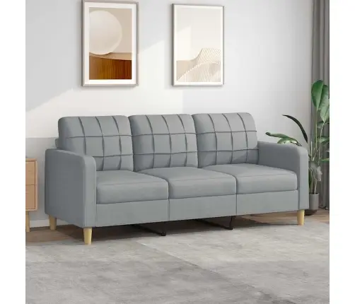 3-Kohaline Diivan, Helehall, 180 cm Kangas