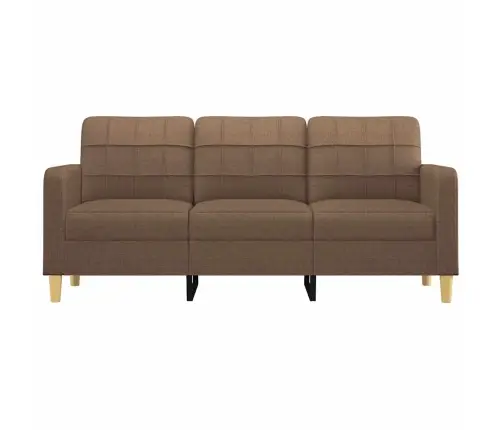 Trīsvietīgs Dīvāns, Brūns Audums, 180 Cm Vidaxl