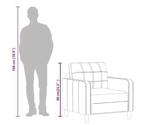 Atpūtas Krēsls, 60 Cm, Vīnsarkana Mākslīgā Āda Vidaxl