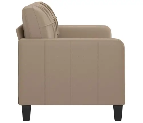 Divvietīgs Dīvāns, Kapučīno Krāsa, 140, Mākslīgā Āda Vidaxl