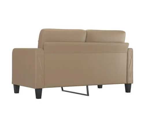 Divvietīgs Dīvāns, Kapučīno Krāsa, 140, Mākslīgā Āda Vidaxl