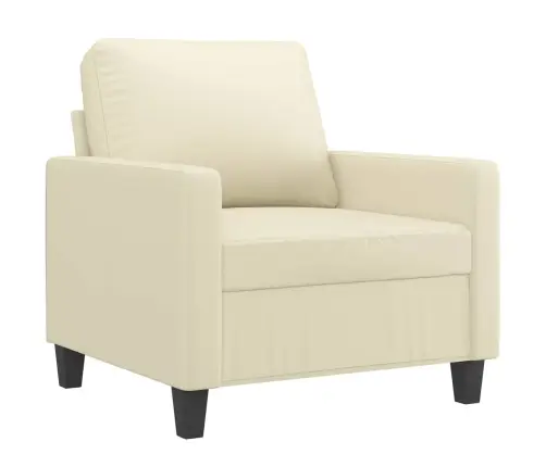 Atpūtas Krēsls, Krēmkrāsas, 60 Cm, Mākslīgā Āda Vidaxl