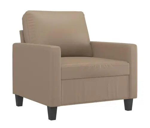 Atpūtas Krēsls, 60 Cm, Kapučīno Krāsas Mākslīgā Āda Vidaxl