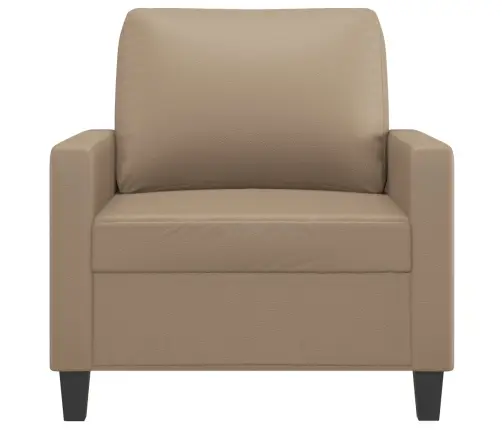 Atpūtas Krēsls, 60 Cm, Kapučīno Krāsas Mākslīgā Āda Vidaxl