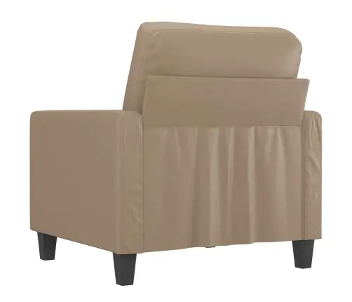 Atpūtas Krēsls, 60 Cm, Kapučīno Krāsas Mākslīgā Āda Vidaxl