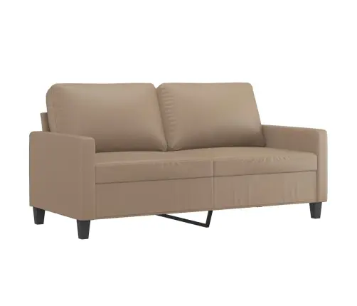 Divvietīgs Dīvāns, Kapučīno Krāsa, 140, Mākslīgā Āda Vidaxl