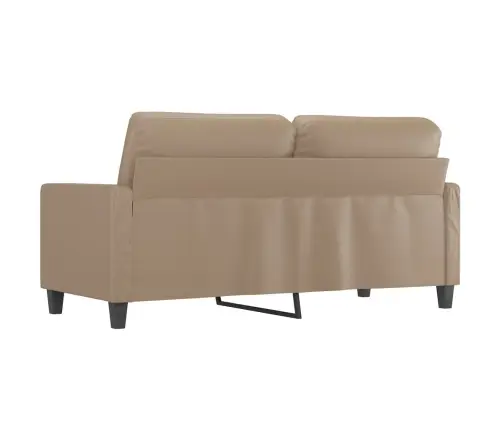 Divvietīgs Dīvāns, Kapučīno Krāsa, 140, Mākslīgā Āda Vidaxl